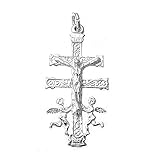 Inmaculada Romero IR Cruz Caravaca Plata Ley 925M 38mm. Unisex Ancho 19mm.