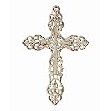 Stonebriar Cruz Decorativa de Hierro Fundido con Lazo para Colgar, diseño Inspirado en el Celta,...