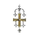 Colgante Talismán de los caballeros – Templers – Cruz de Jerusalén