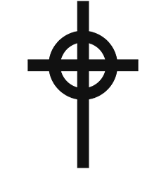 cruz celta tambien llamada cruz celta solar utilizada en irlanda