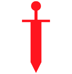 Esta espada se trata del origen del símbolo de la cruz de Santiago original